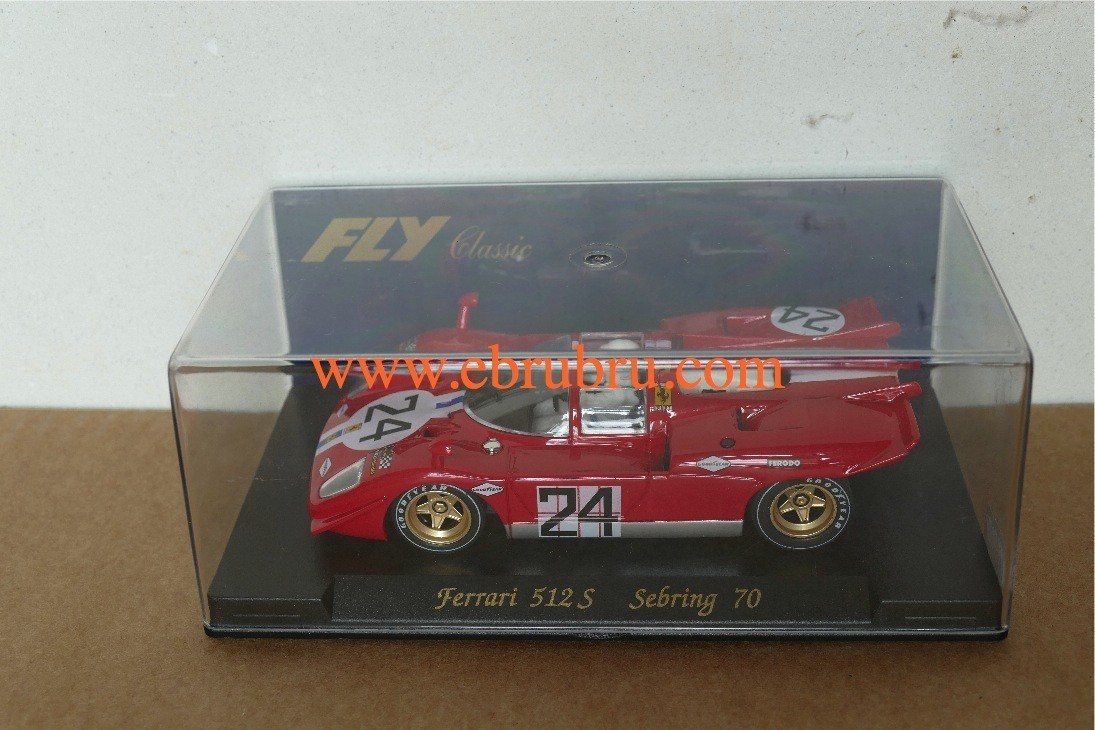 FERRARI 512 S rouge Sebring 70 S.L.   N°24 Fly Ref C5