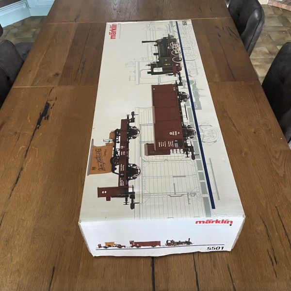 TRAIN MARCHANDISES PRUSSIEN KPEV EP. II LOCOMOTIVE MARKLIN T3 ÉCHELLE 1