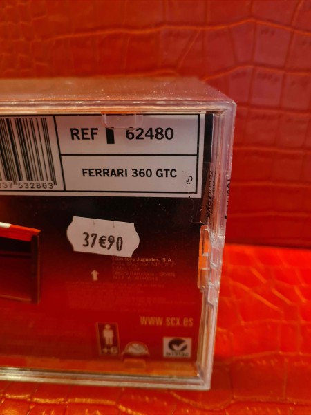 FERRARI 360 GTC  SCALEXTRIC SCX REF 62480