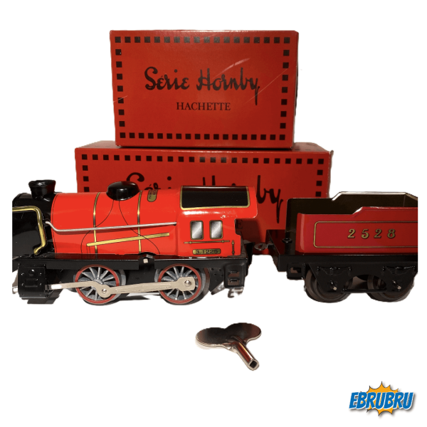 Locomotive et tender rouge HORNBY Hachette