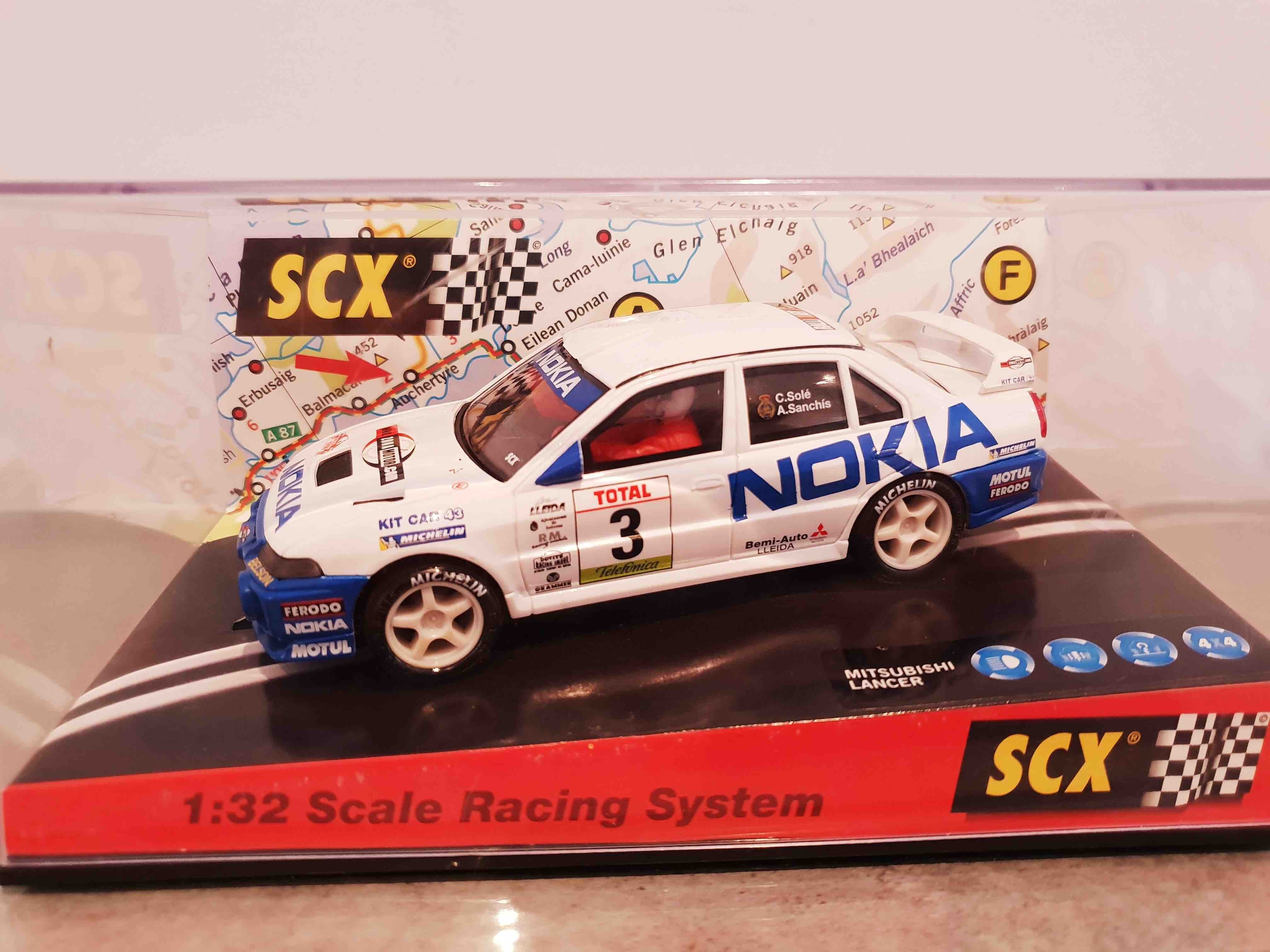 SCALEXTRIC 60650 MITSUBISHI LANCER NOKIA