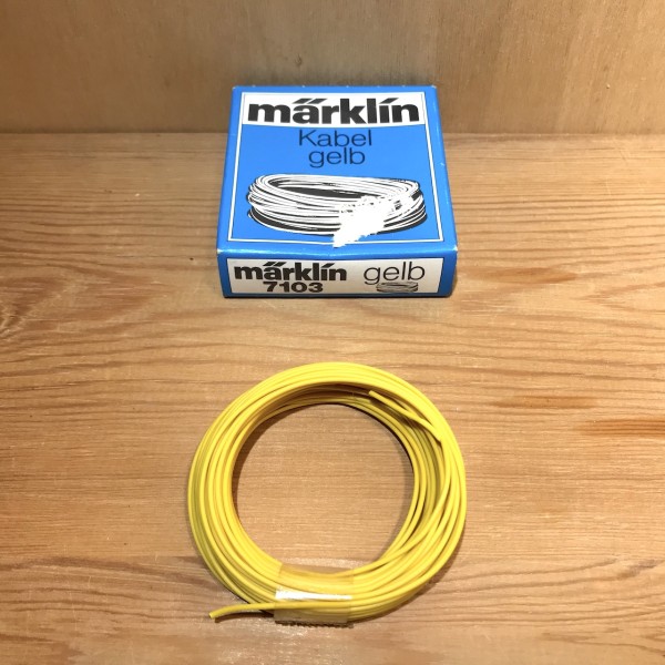 Fil de câblage jaune MARKLIN 7103