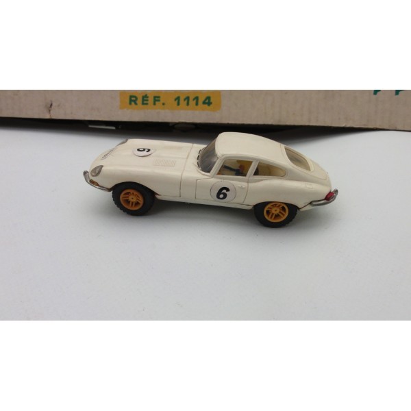 Jaguar type E  Blanche SCALEXTRIC  EXIN RÉF C34