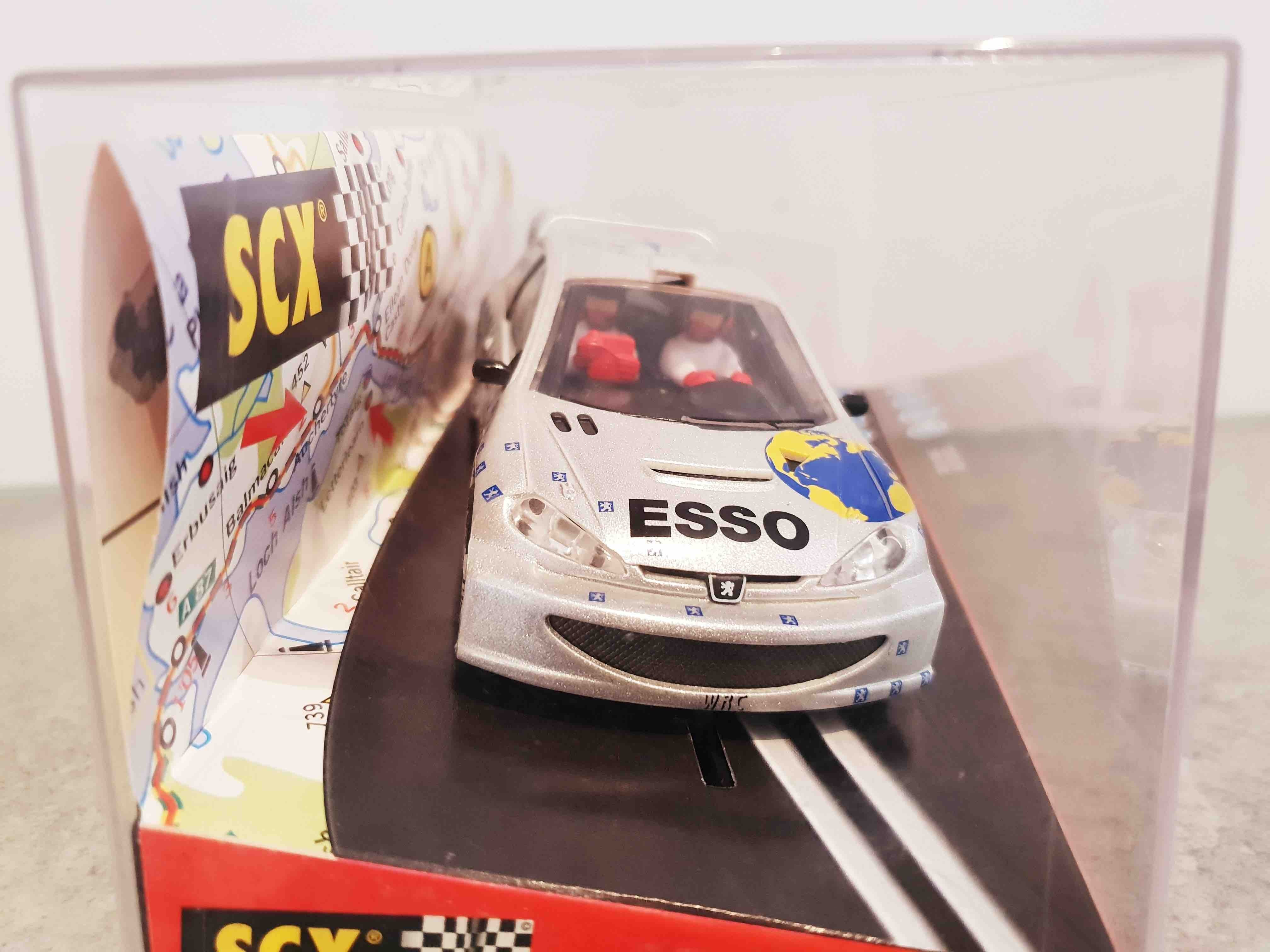 SCALEXTRIC 6025 PEUGEOT 206 WRC SILVER