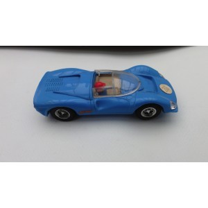 Ferrari 330 GT bleue Race tuned Scalextric  EXIN Réf: C41