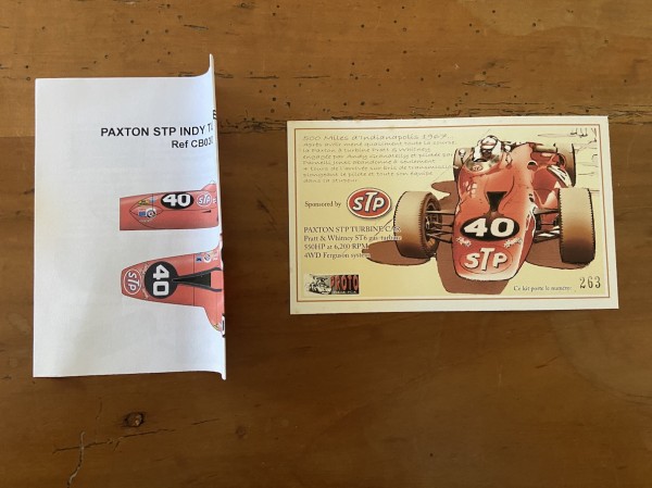 Paxton STP Turbine Car   Proto Slot Kit RTR 