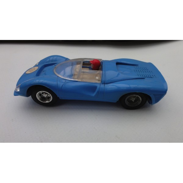 Ferrari 330 GT bleue Race tuned Scalextric  EXIN Réf: C41