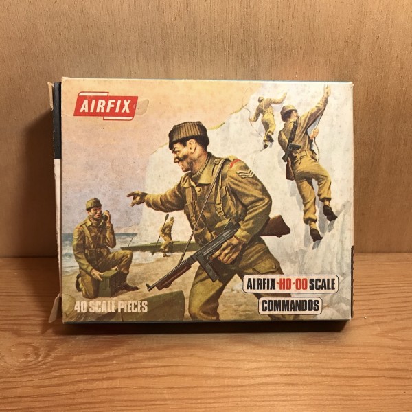 British commandos WW II AIRFIX Blue Box (Avec fenêtre)