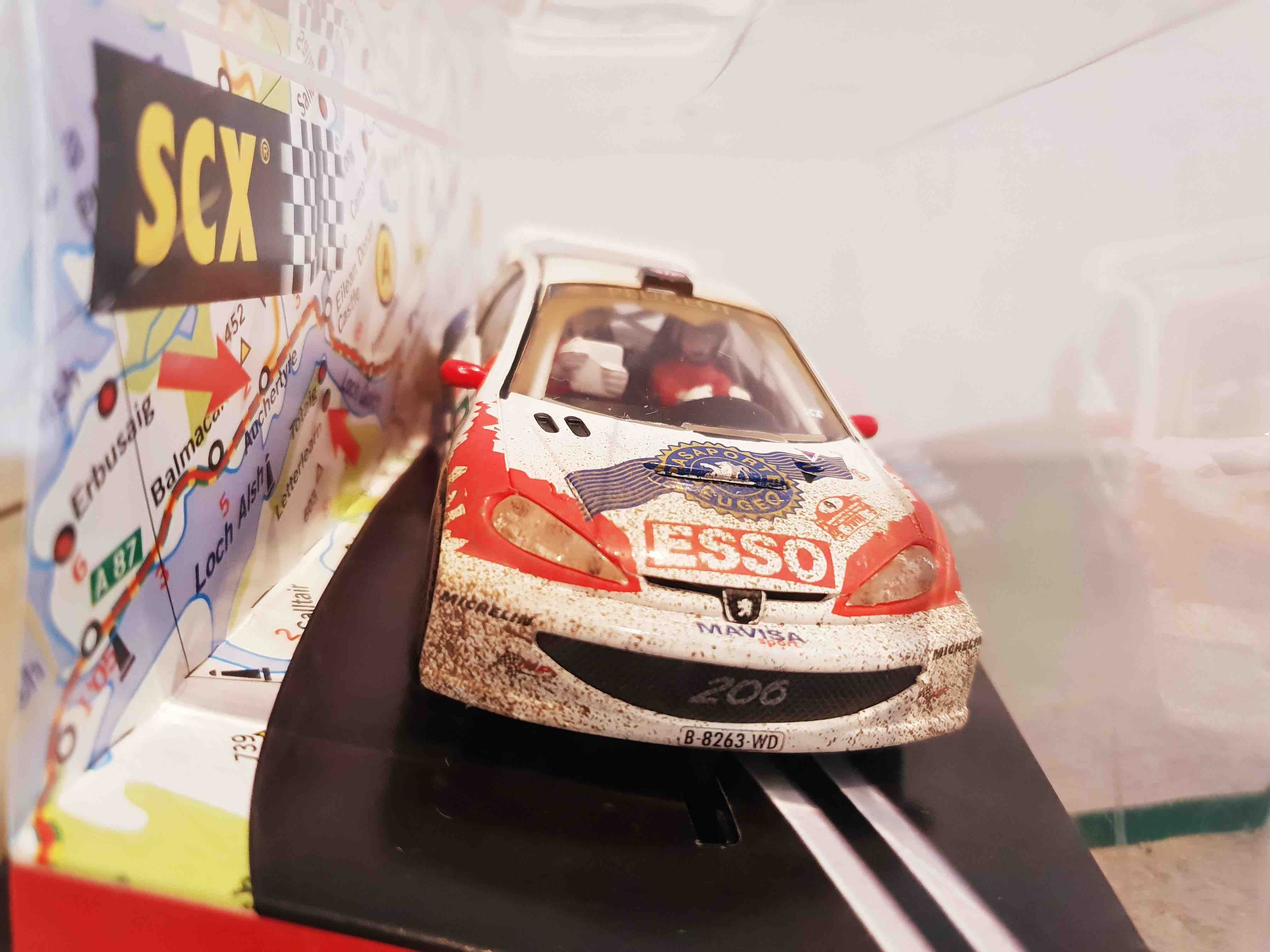 SCALEXTRIC 60510 PEUGEOT 206 WRC DIRT EFFECT