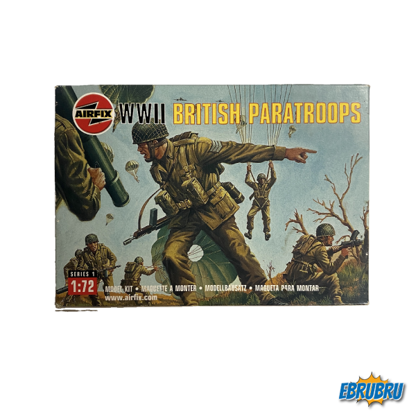 BRITISH PARATROOPS WW II SOLDAT AIRFIX 1/72 NEUF GRAPPÉ