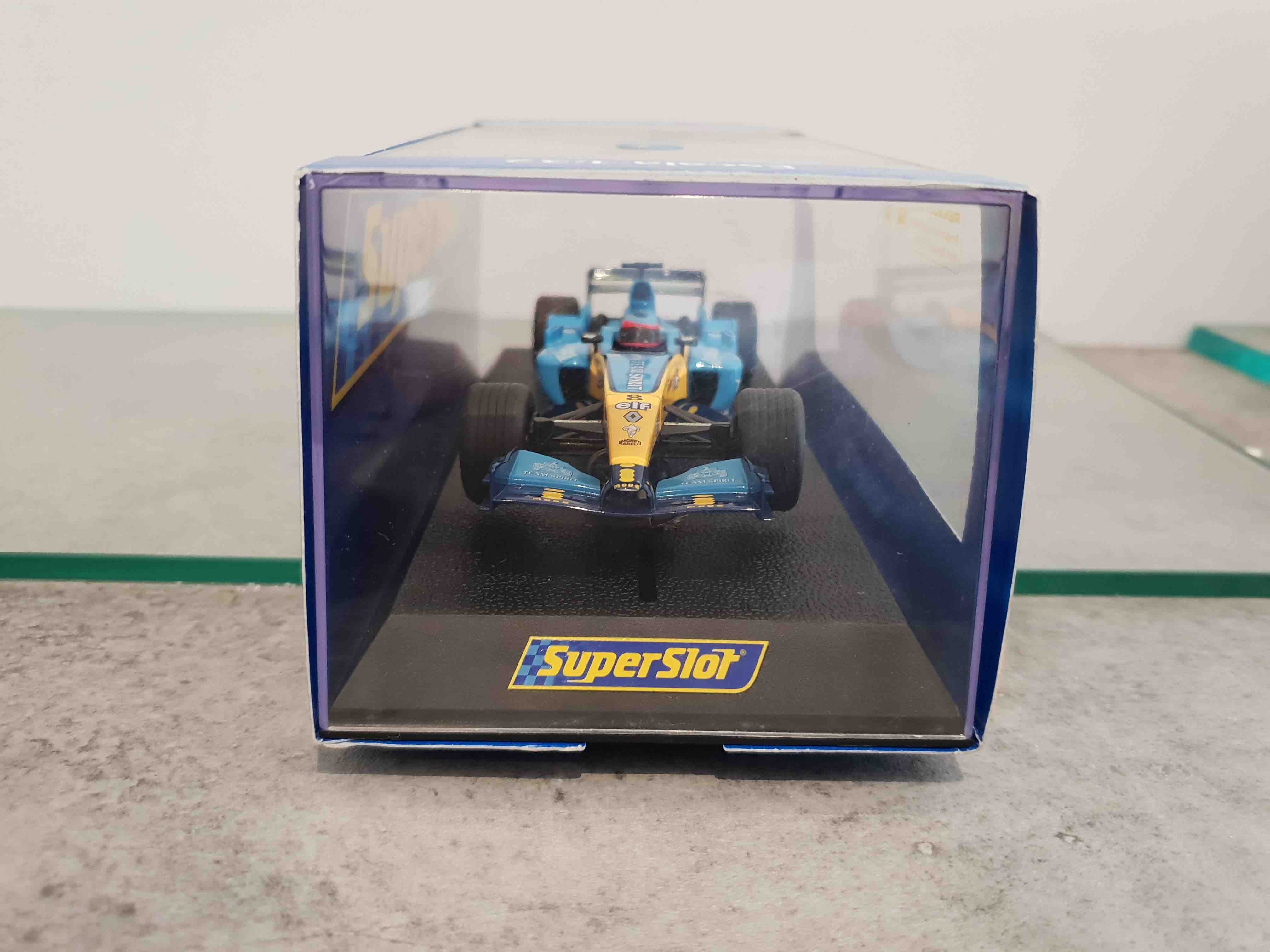 SCALEXTRIC H2582 RENAULT R24 F1 TEAM SPIRIT SUPERSLOT