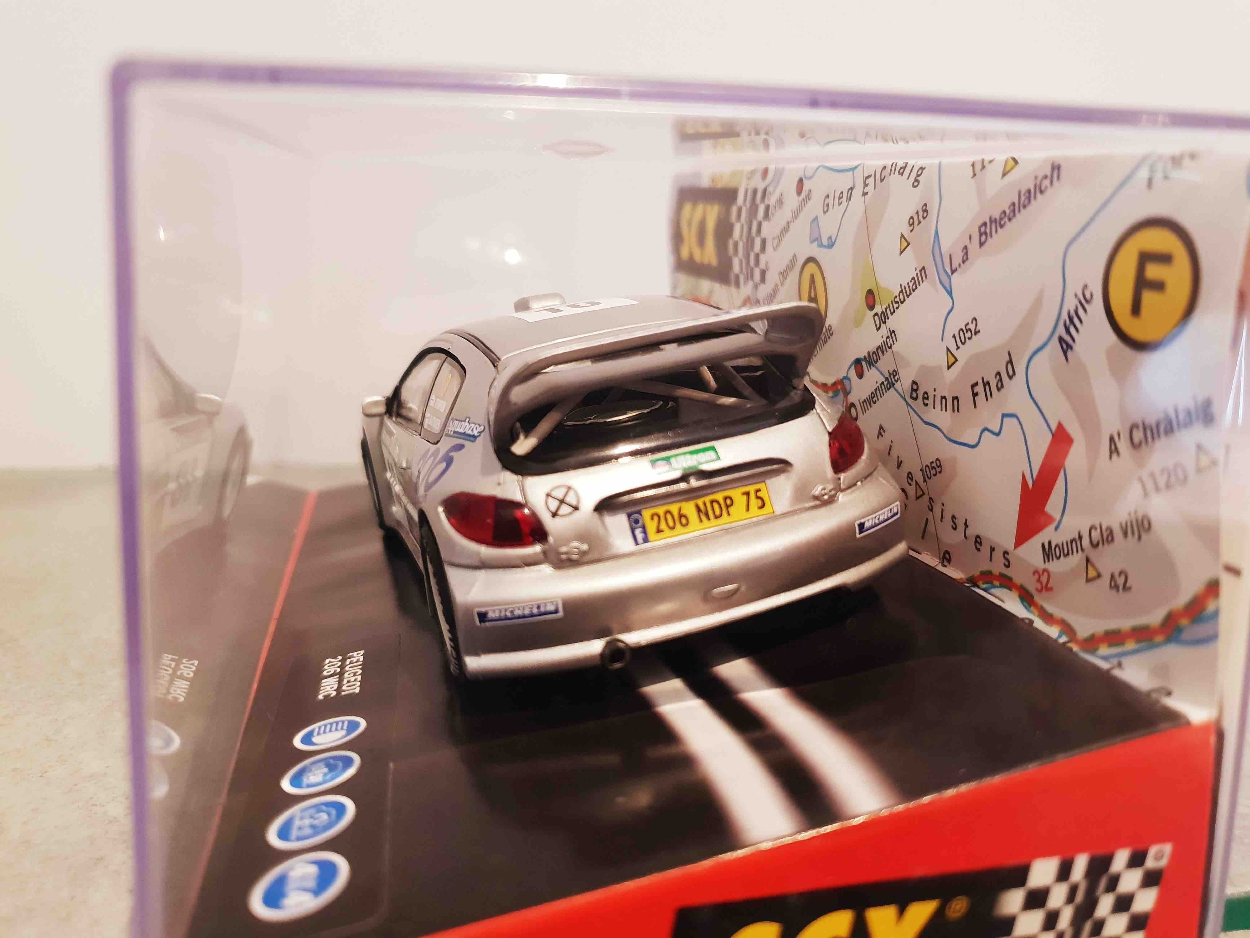 SCALEXTRIC 60640 PEUGEOT 206 WRC WORLD CHAMPION 2000