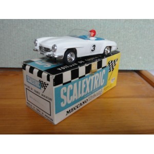 MERCEDES 190 SL BLANCHE SCALEXTRIC C75