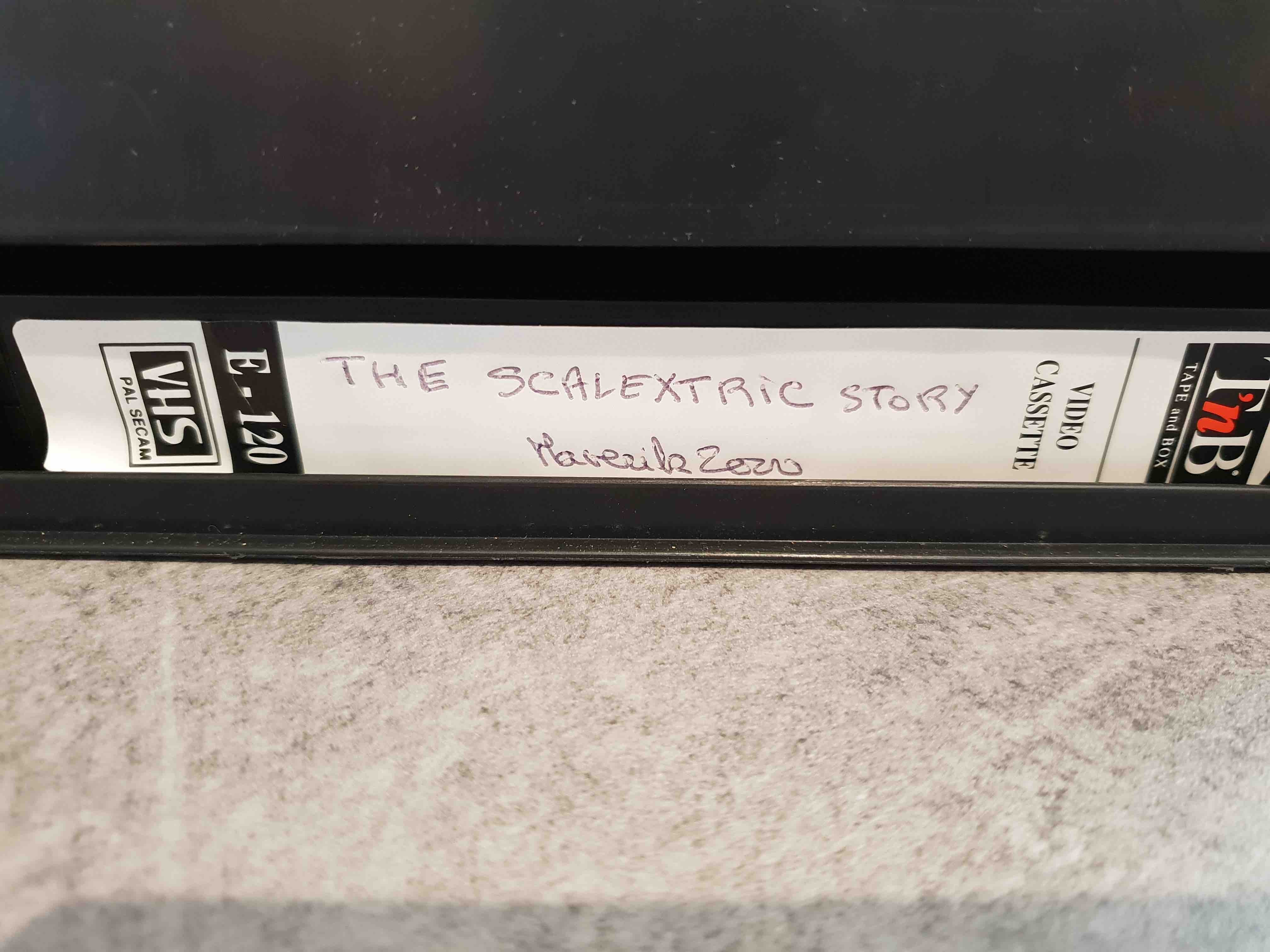 CASSETTE VIDEO THE SCALEXTRIC STORY