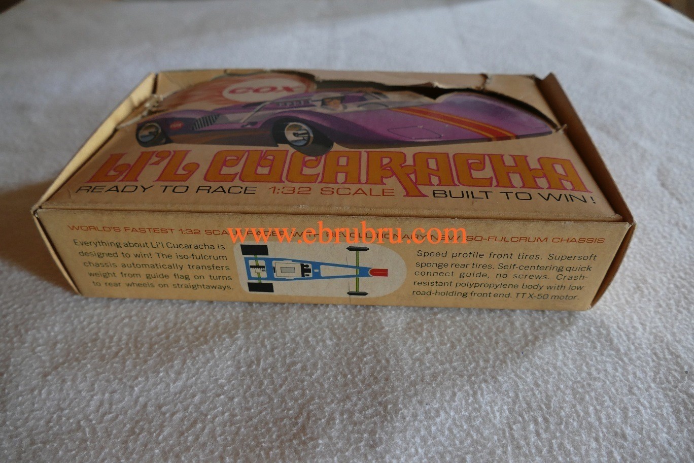 LI'L CUCARACHA SLOT CAR COX 1/32 IN BOX