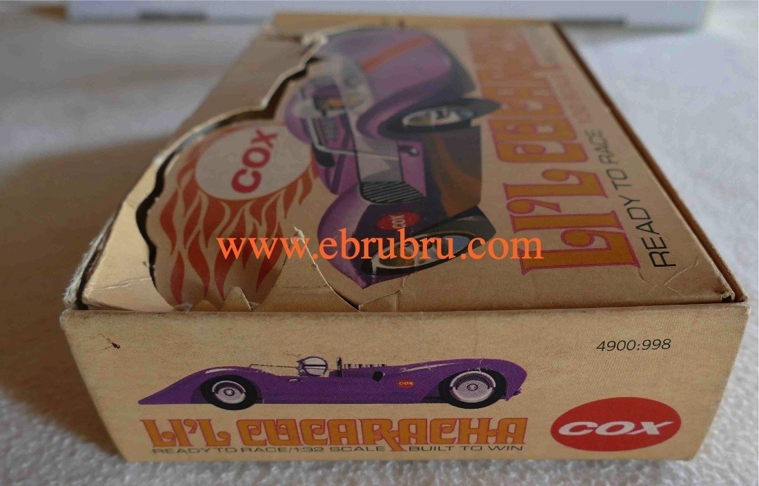 LI'L CUCARACHA SLOT CAR COX 1/32 IN BOX