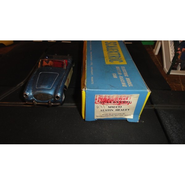 AUSTIN HEALEY BLEUE 100/6 SCALEXTRIC BLUE AZUL