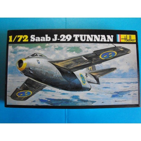 SAAB J 29 TUNNAN HELLER  1/72 EME