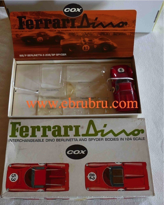 FERRARI DINO COX SCALE 1/24 SLOT CAR