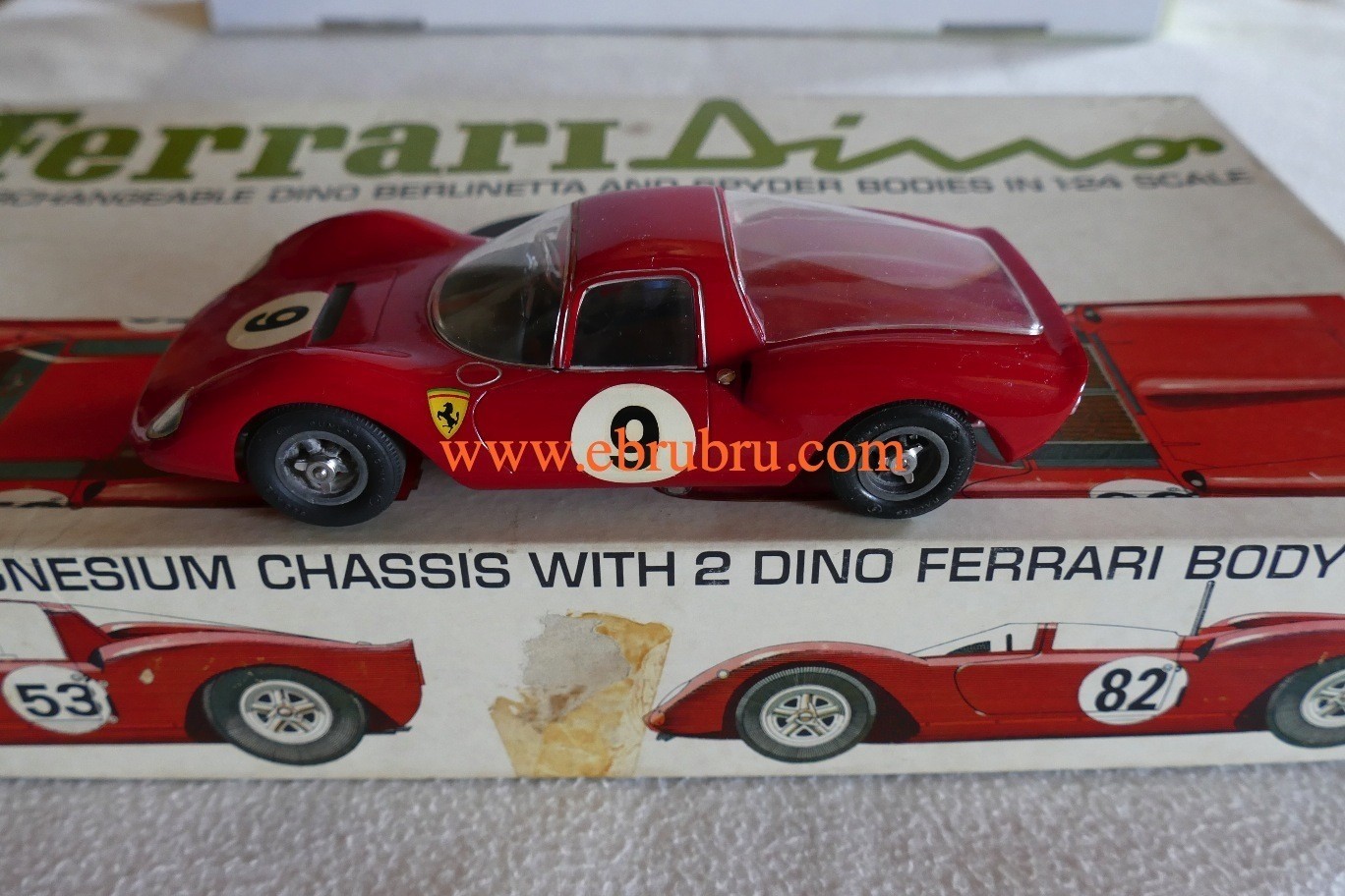 FERRARI DINO COX SCALE 1/24 SLOT CAR