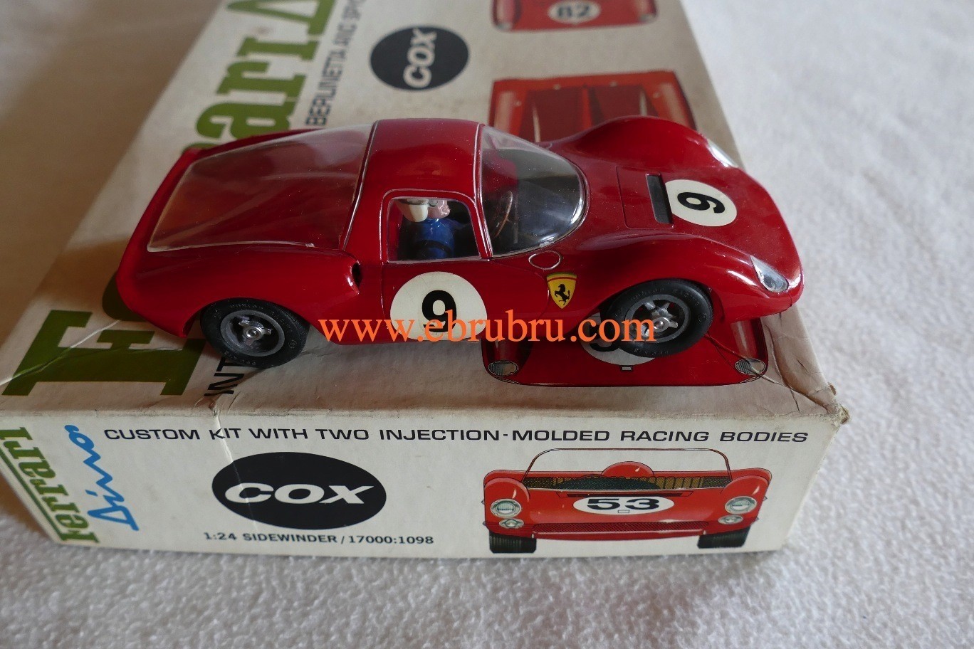 FERRARI DINO COX SCALE 1/24 SLOT CAR