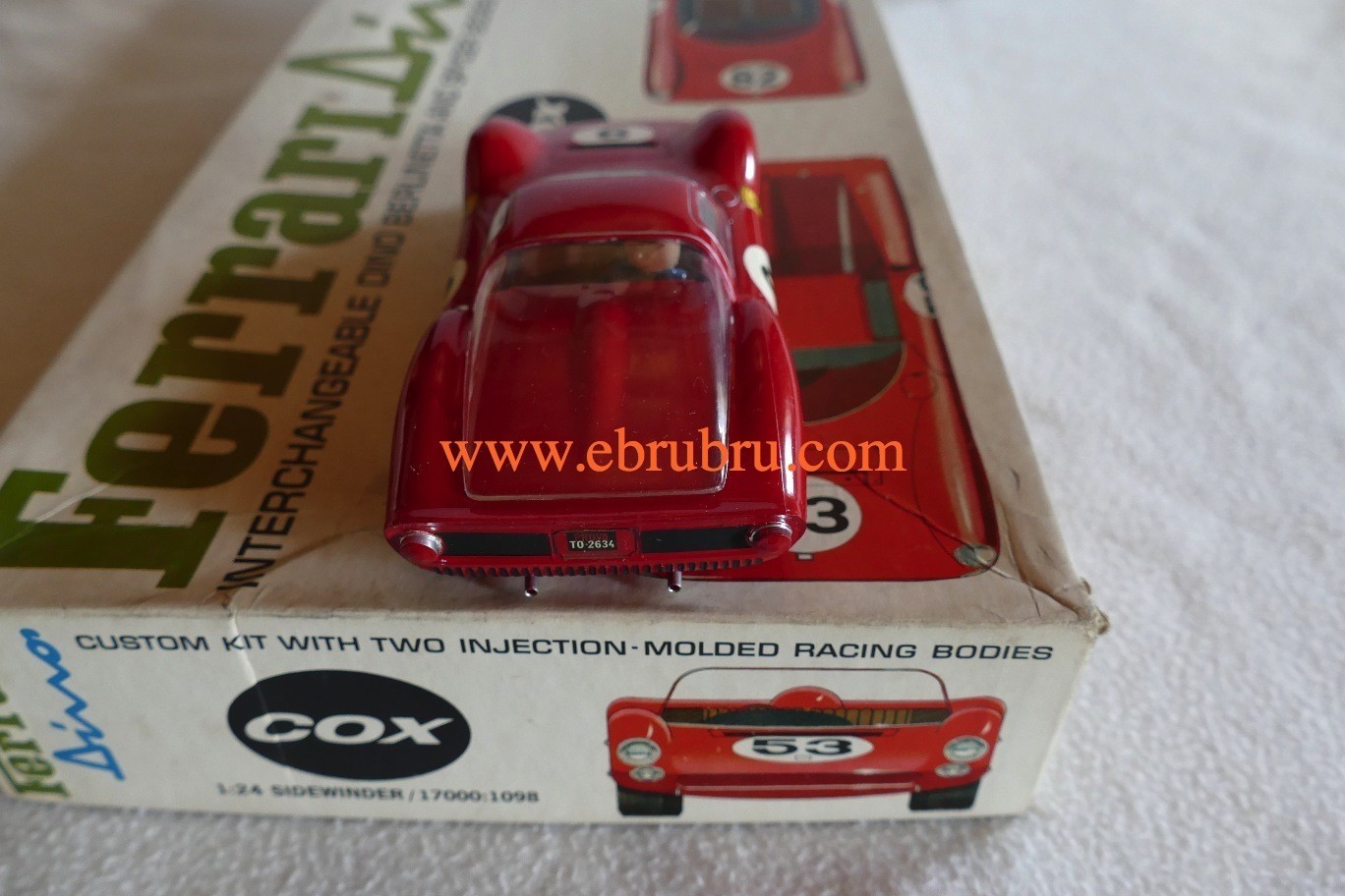 FERRARI DINO COX SCALE 1/24 SLOT CAR