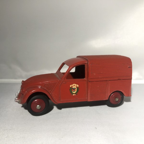 CITROËN 2CV CAMIONNETTE INCENDIE DINKY TOYS REF 25D