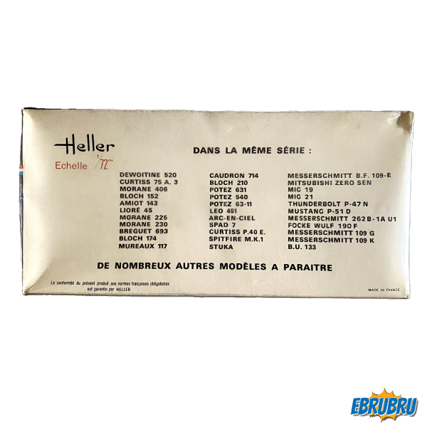 ARADO 96 MAQUETTE D'AVION HELLER 1/72 RÉF 162 BOITE JAUNE