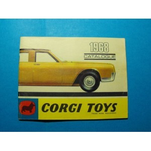 CATALOGUE CORGI TOYS 1968