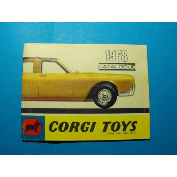 CATALOGUE CORGI TOYS 1968