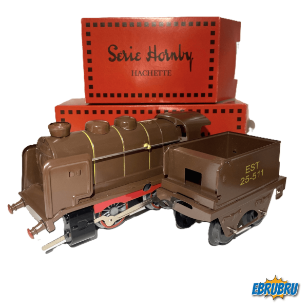 Locomotive et tender EST marron HORNBY Hachette