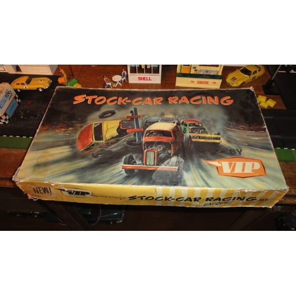 STOCK CAR RACING SET MARQUE VIP RARE