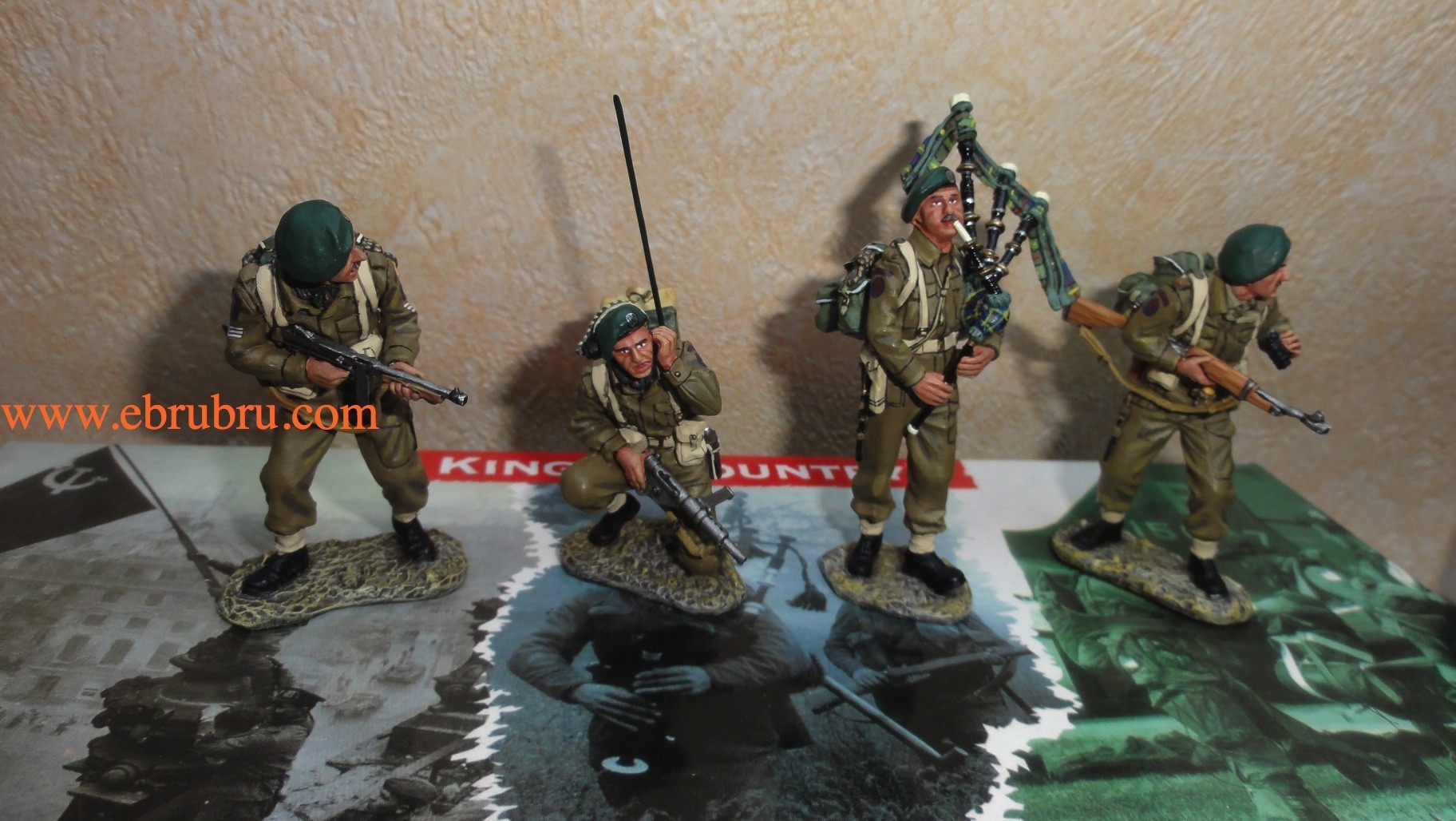 KING & COUNTRY D DAY 1944 DD052 BRITISH LORD LOVAT COMMAND GROUP