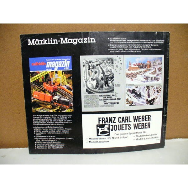 CATALOGUE ANNÉES 82/83 MARKLIN