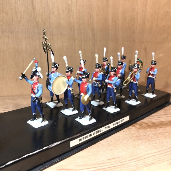 MDM empire 40mm Infanterie légère 17è Rgt Musique 1809