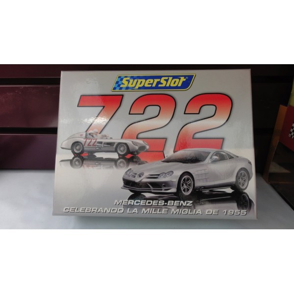 SCALEXTRIC S2783A MERCEDES BENZ 300 SLR & McLAREN 722 CELEB.MULLE MIGLIA'55