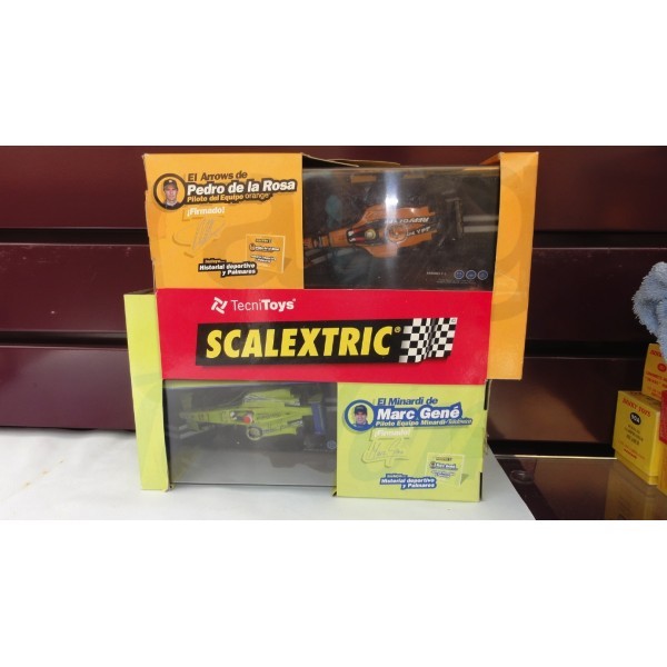 SET F1 COMPETITION SCALEXTRIC RÉF 6902 PEDRO DE LA ROSA ET MARC GENÉ