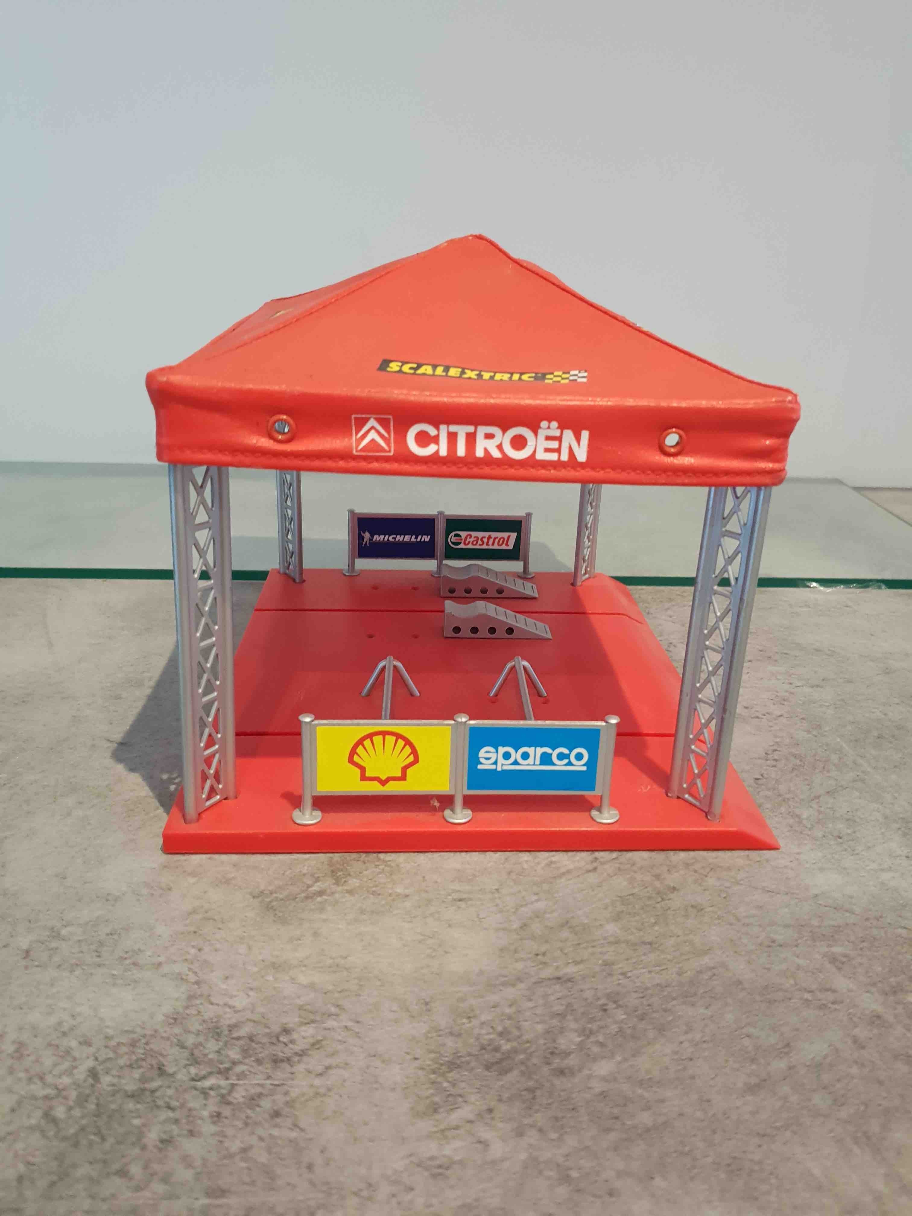 SCALEXTRIC CARPA TALLER RALLY CITROEN