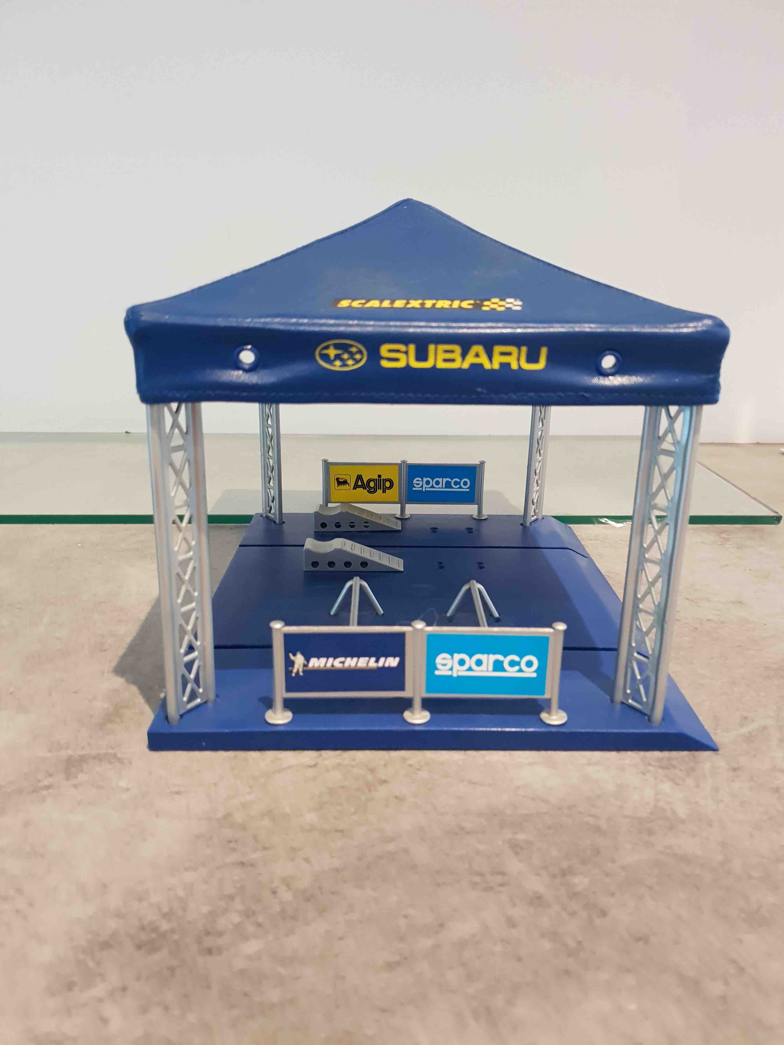 SCALEXTRIC CARPA TALLER RALLY SUBARU