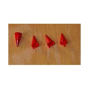 Cone marqueur (4)rouge