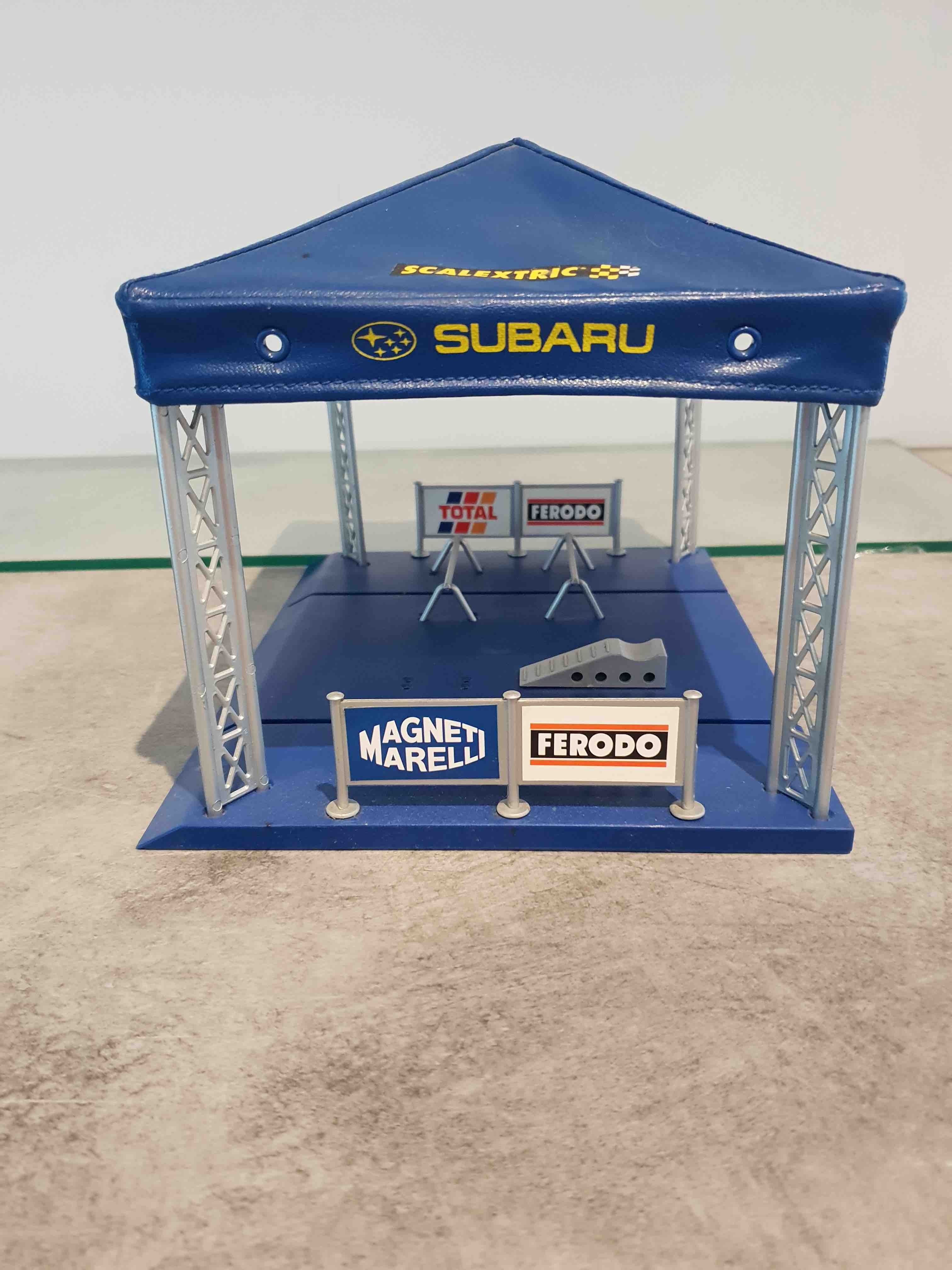 SCALEXTRIC CARPA TALLER RALLY SUBARU