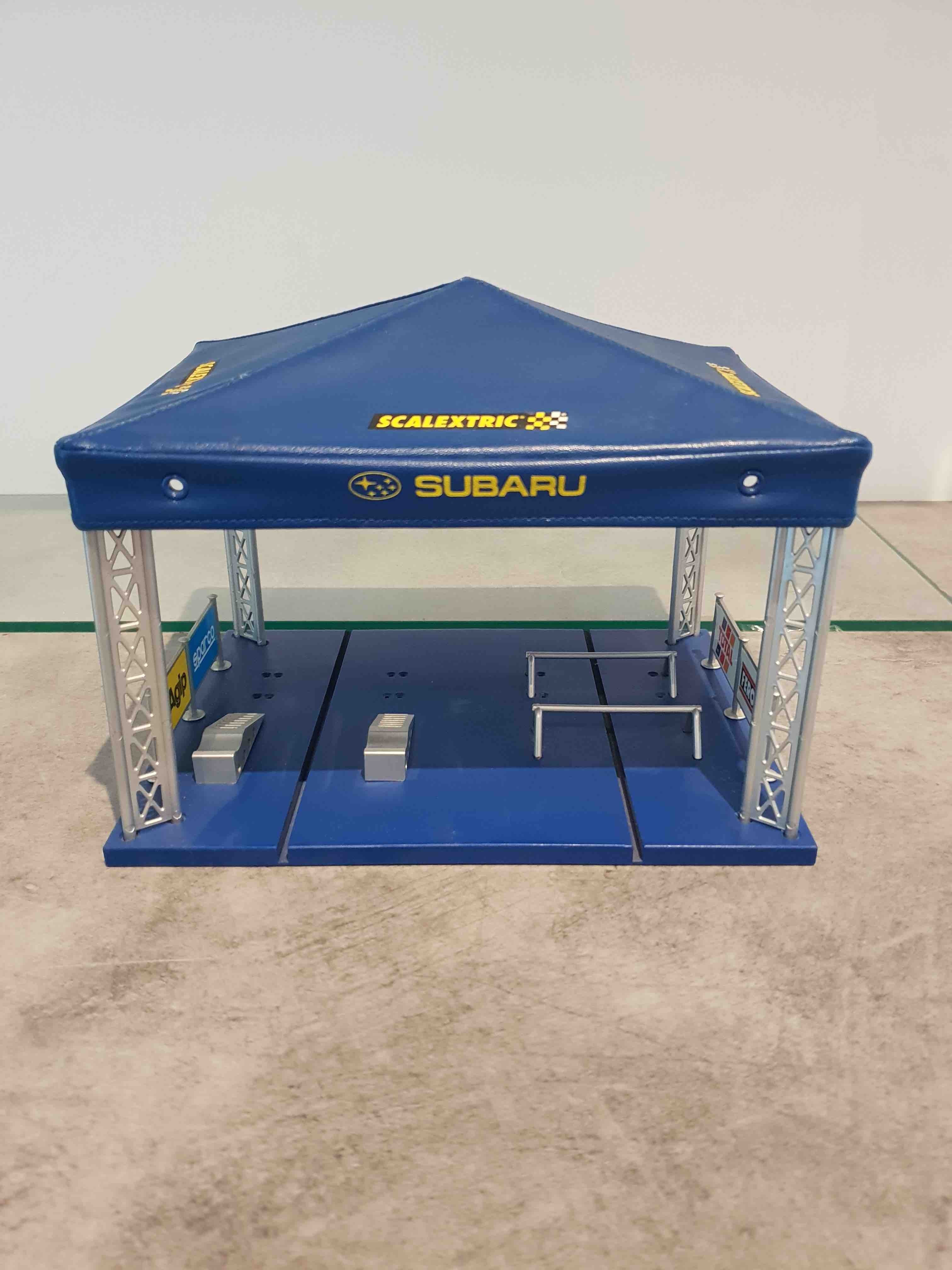 SCALEXTRIC CARPA TALLER RALLY SUBARU