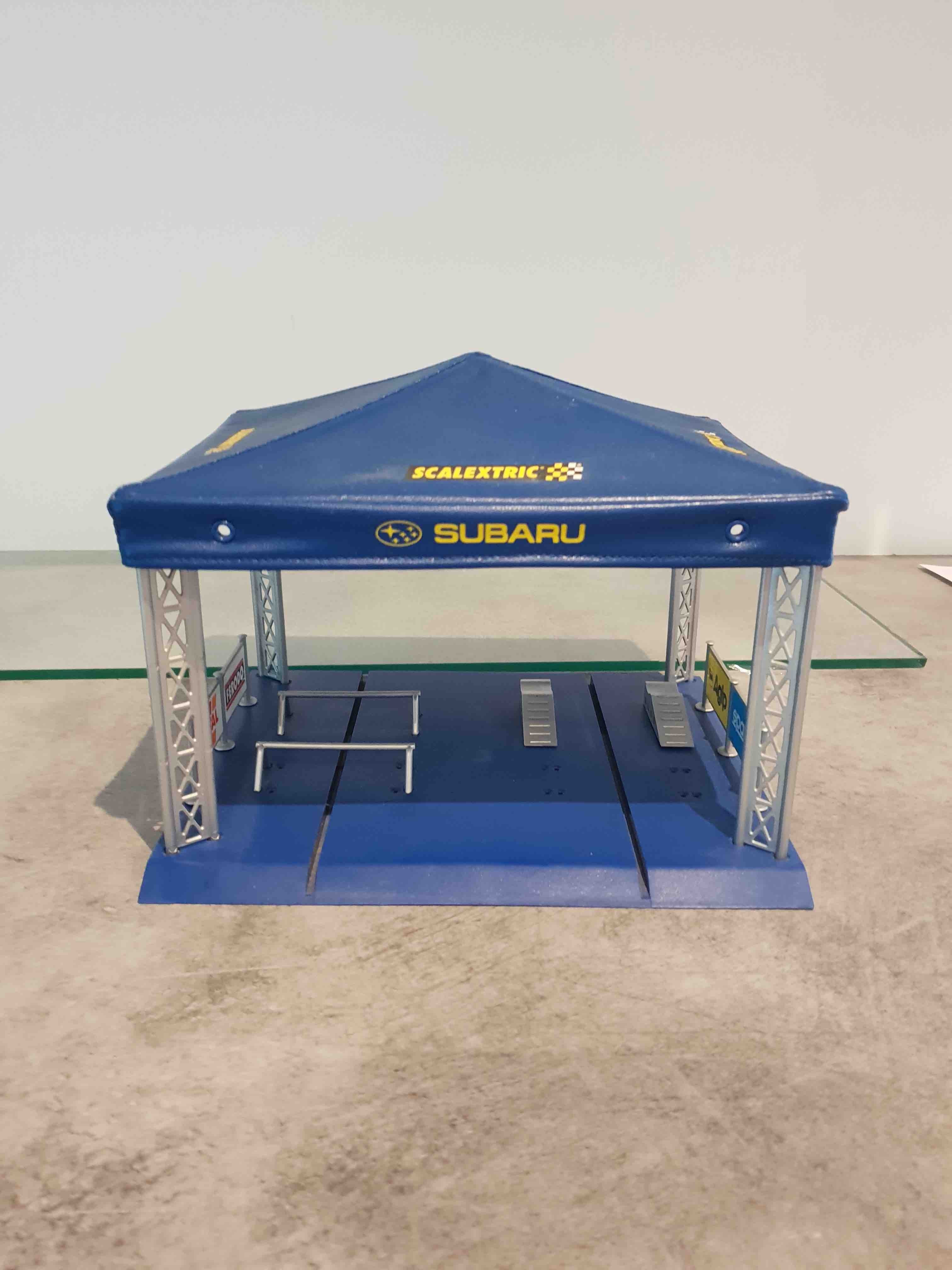 SCALEXTRIC CARPA TALLER RALLY SUBARU