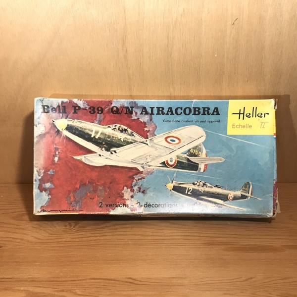 HELLER BELL P-39 Q/N AIRACOBRA BOITE JAUNE  1/72