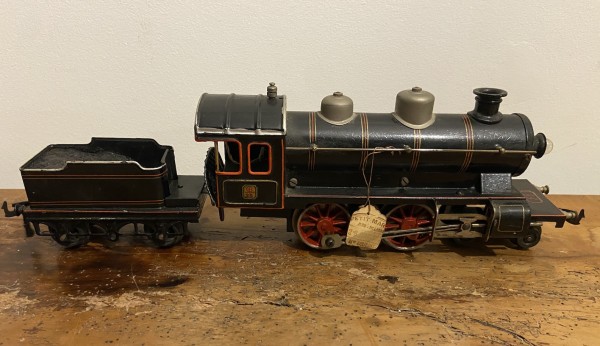 Locomotive Bing 2-2-0 GBN Moteur électrique avec son tender Echelle O