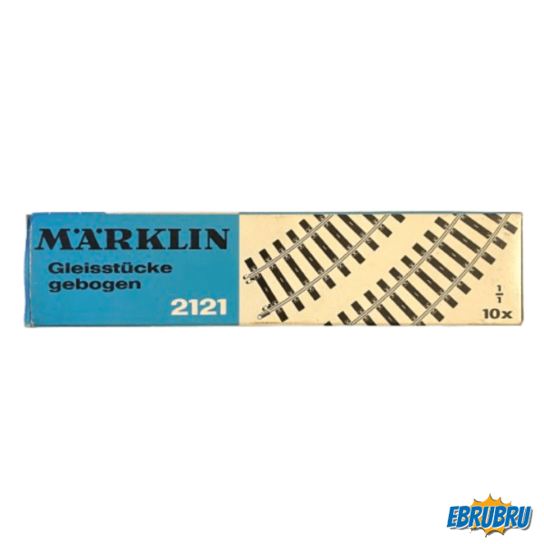 10 rails courbes r360 MARKLIN 2121