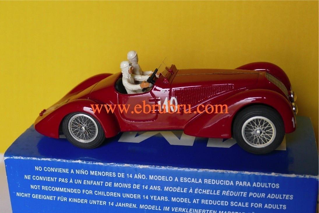 Alfa 6C Mille Mille 1938 Slot car MMK 20