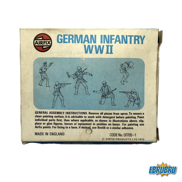 WW II German Infantry AIRFIX Blue box sans fenêtre S26-59
