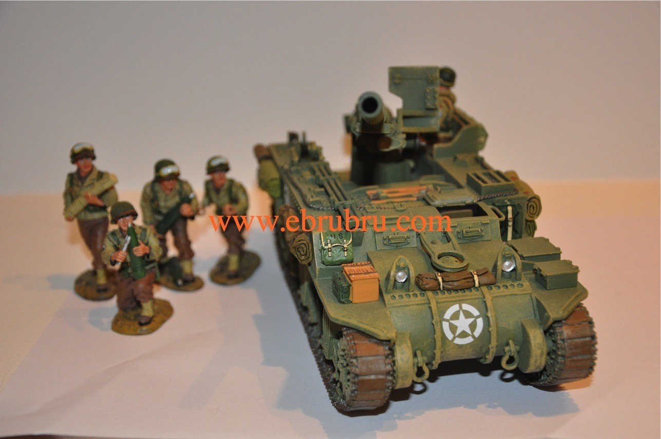 D DAY U.S. M12 155MM SELF PROPELLED GUN KING & COUNTRY DD078