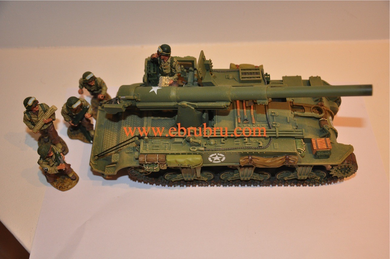 D DAY U.S. M12 155MM SELF PROPELLED GUN KING & COUNTRY DD078